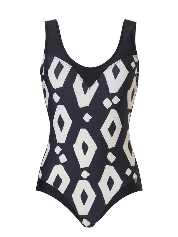 Pastunette -  Badpak Foam Cups- Zwart/Wit