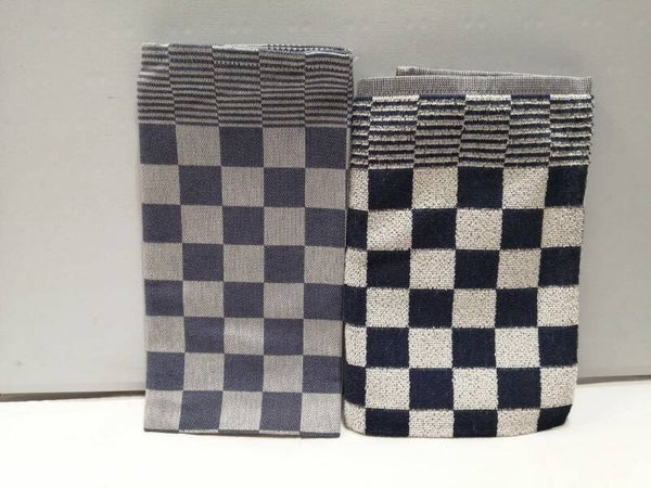 Keuken- en theedoek  Blauw/wit geruit