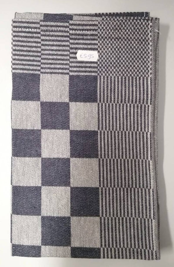 Theedoek blauw geruit