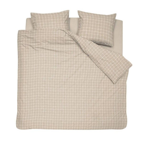 Cinderella - Dekbedoverstrekset - Flanel - Carre - Naturel