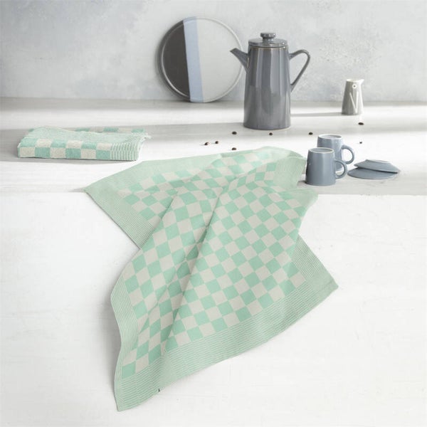 Keuken- en Theedoek Set - DDDDD - Barbeque Pastel Green