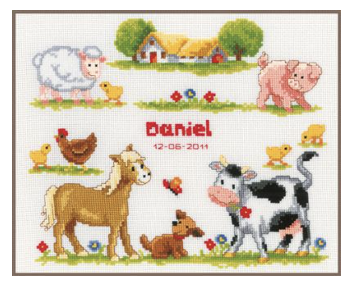 Vervaco - Telpakket - Boerderijdieren