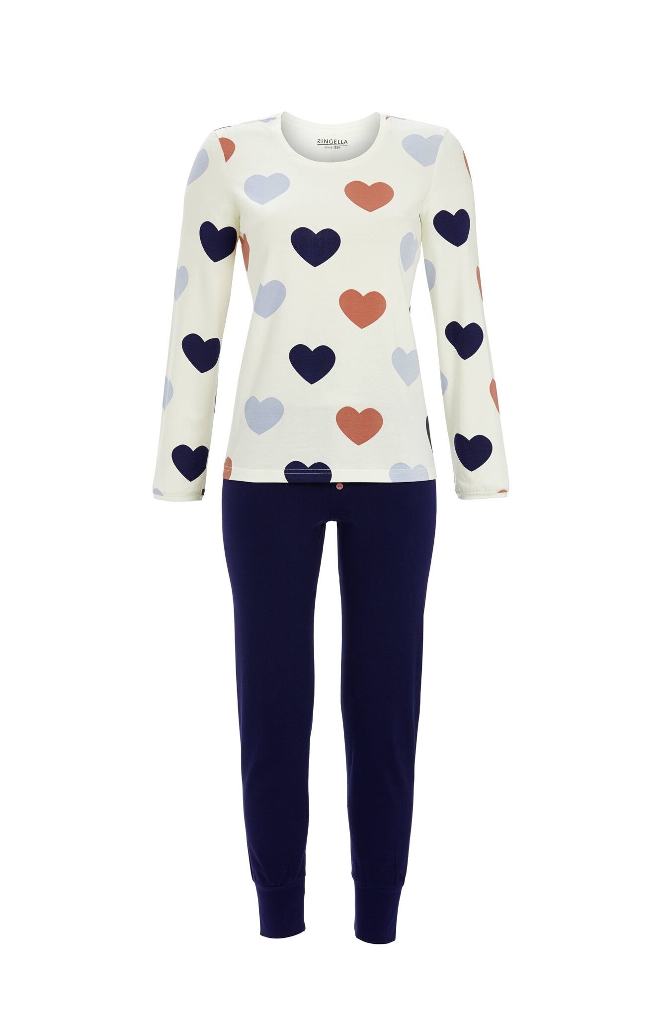 Ringella - Pyjama - met Manchetten - Maat 38