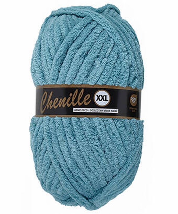 Lammy Yarns - Chenille XXL - Zee Blauw 457