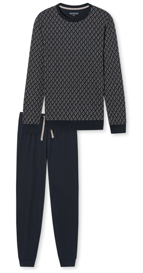 Schiesser - Pyjama - Met Manchetten