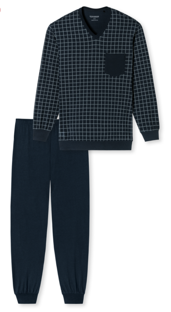 Schiesser - Pyjama - Met Manchetten