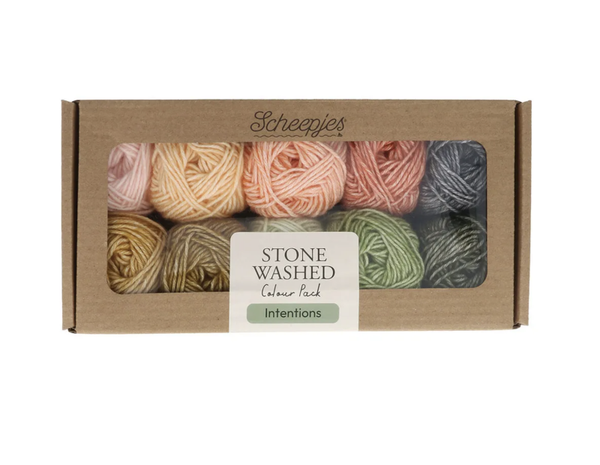 Scheepjes - Stone Washed Colour Pack - 10x25g - Intentions