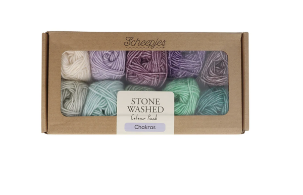 Scheepjes - Stone Washed Colour Pack - 10x25g - Chakras