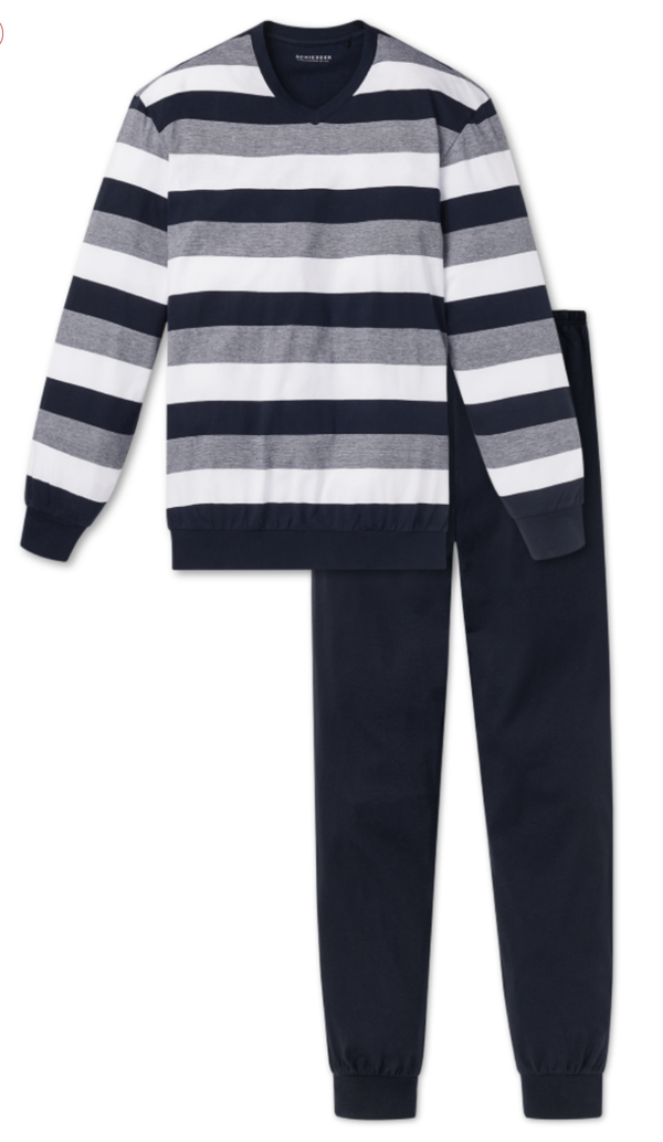 Schiesser - Pyjama - Met Manchetten