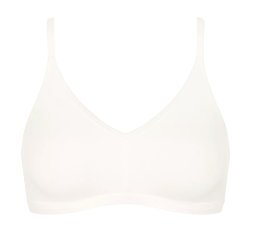Sloggi - GO Daily Cotton - Soft Bra - 10222318 - Silk White