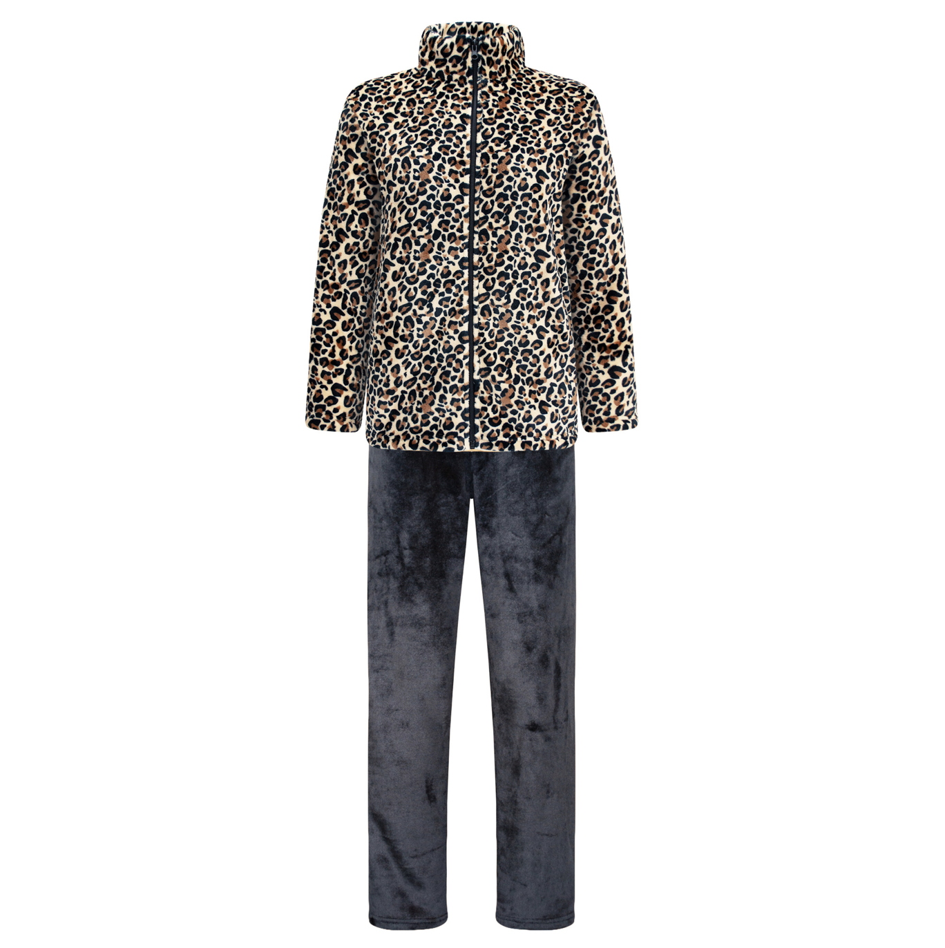 Gaubert - Comfortabele Fleece Huispak met Luipaardprint