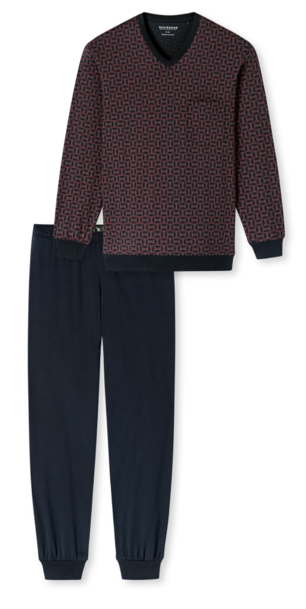 Schiesser - Pyjama - Met Manchetten