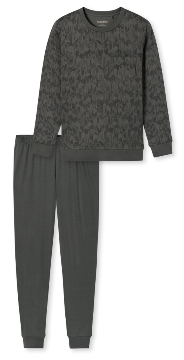 Schiesser - Pyjama - Met Manchetten - Fine Interlock