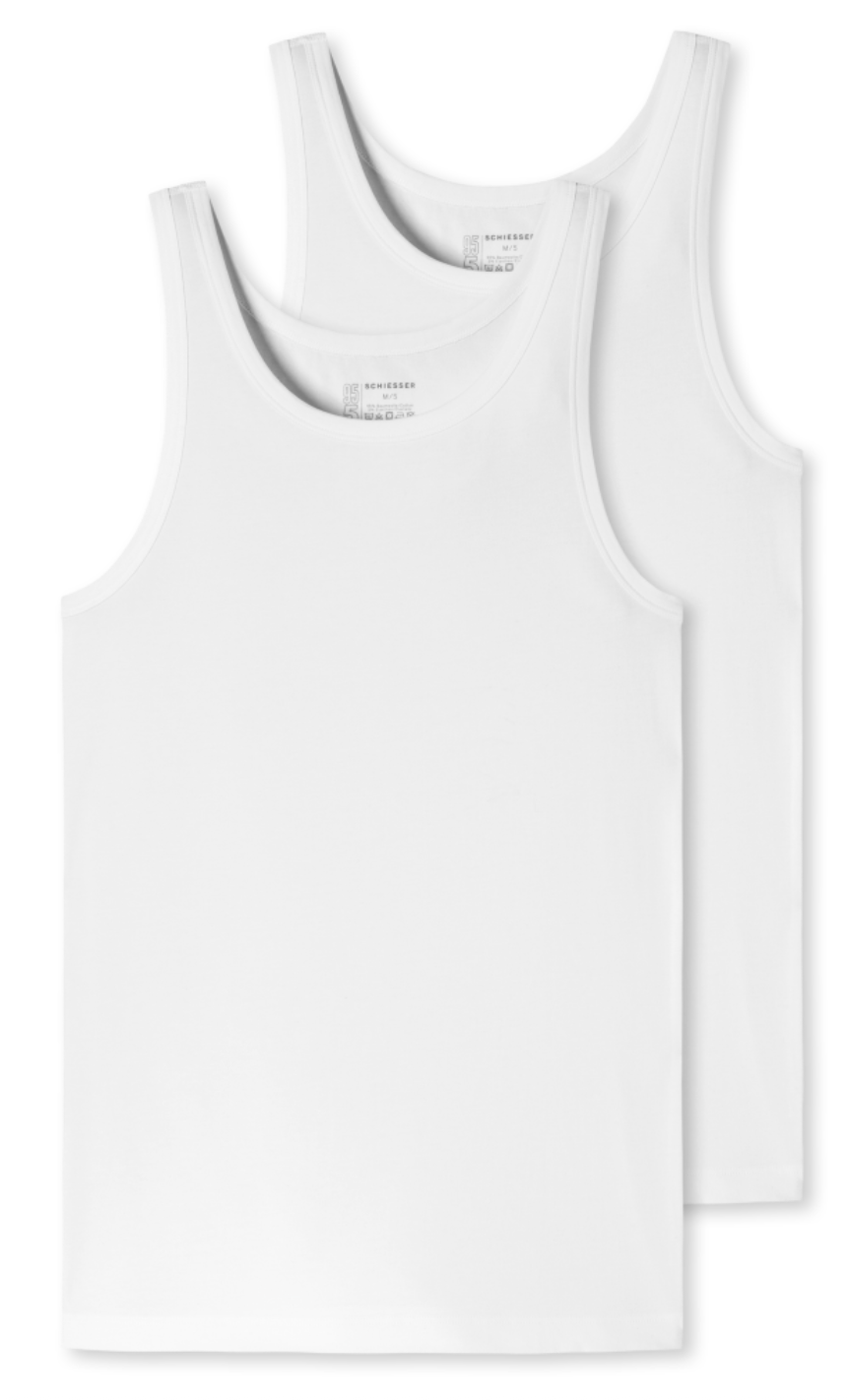 Schiesser - 95/5 - Onderhemden - 2-pack