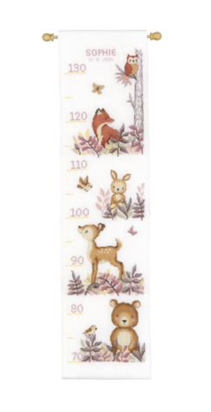 Vervaco - Telpakket - Groeimeter - in het Bos