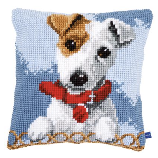 Jack Russell - Vervaco Borduurkussen