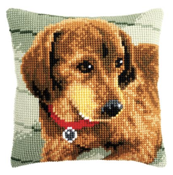 Teckel - Vervaco Borduurkussen