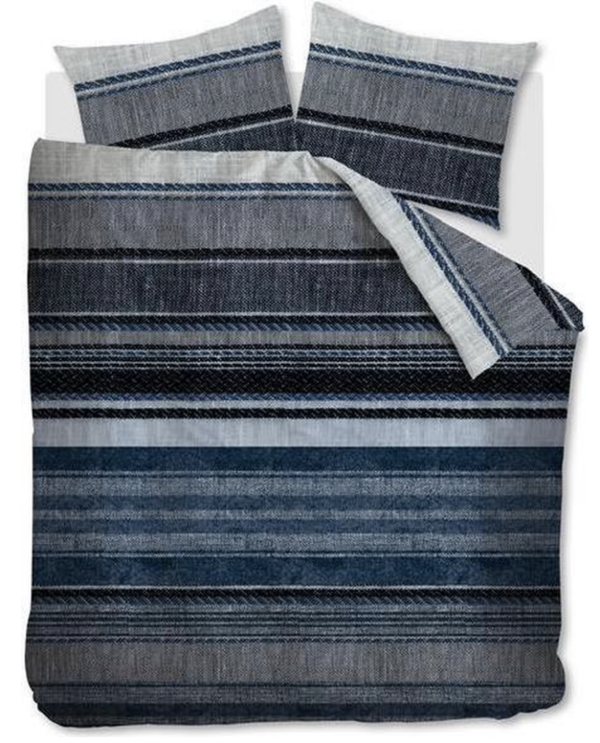 Beddinghouse - Dekbedovertrekset - Flanel - Lola Blue - 240x200/220