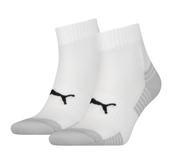 Puma - Unisex Multi Sport Quarter - 2-pack - Wit - Maat 43/46