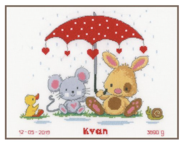 Vervaco - Telpakket - Onder de Paraplu