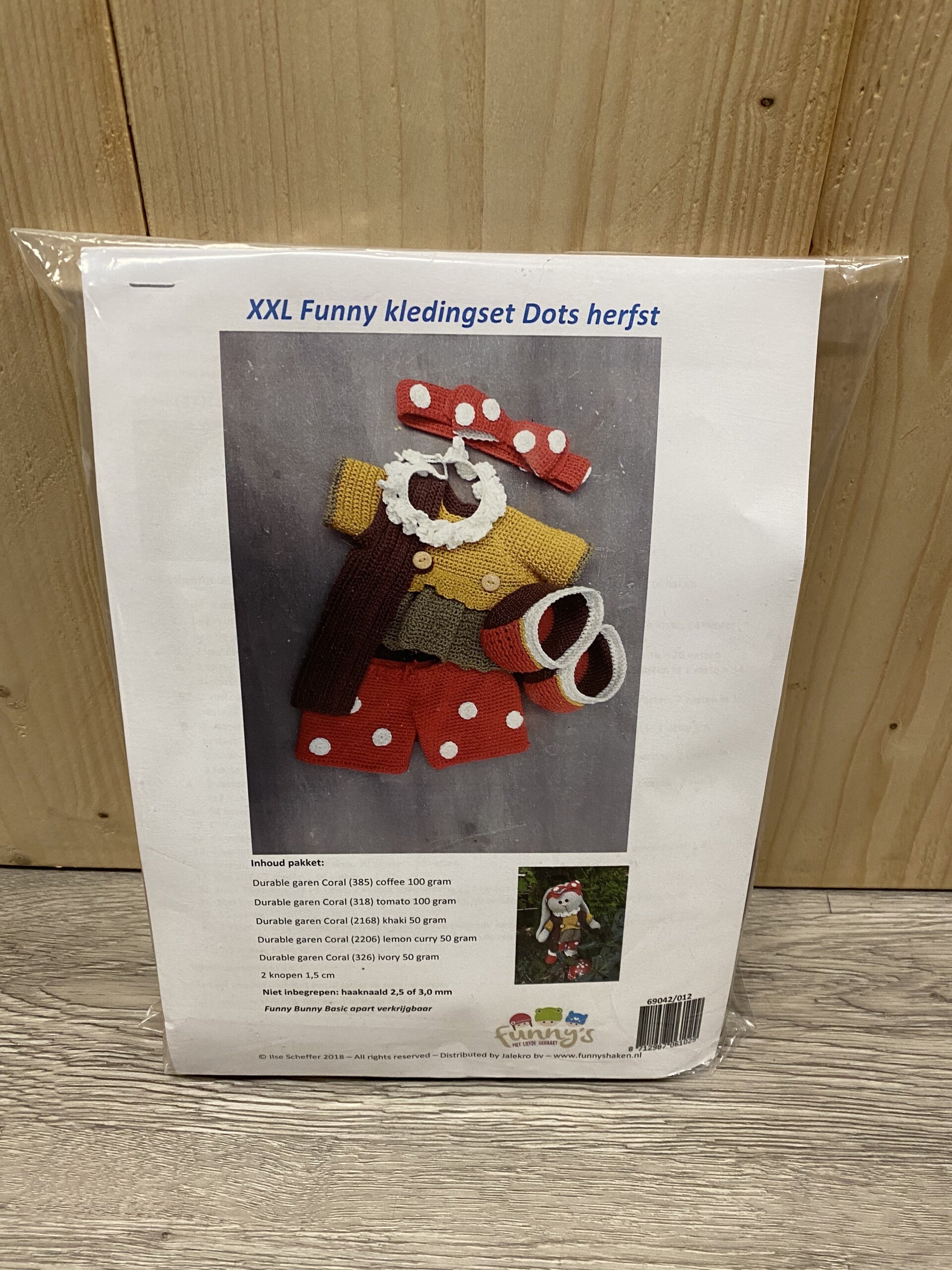 Funny's - XXL Funny kledingset Dots herfst