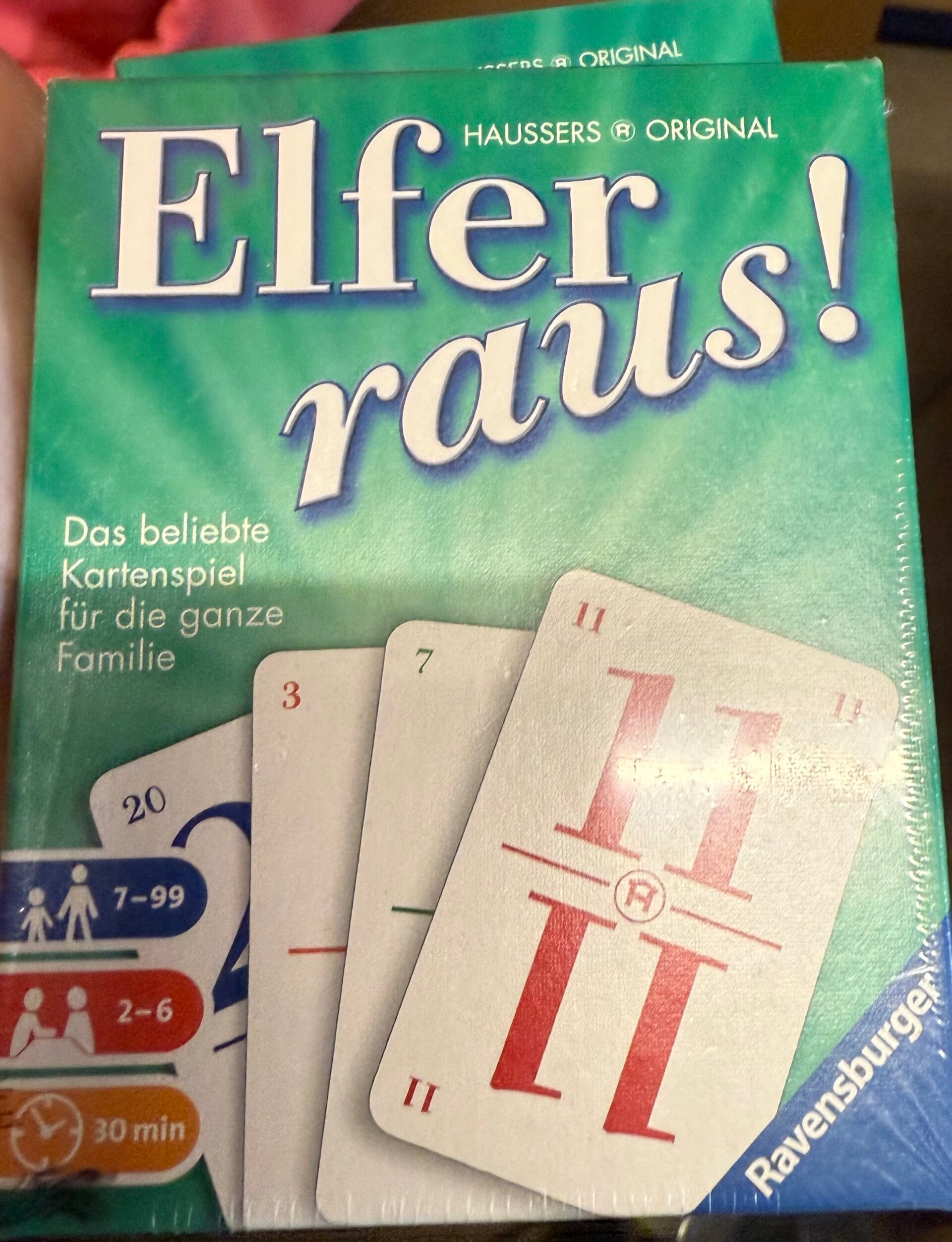 Elfer raus Spiel für groß und klein