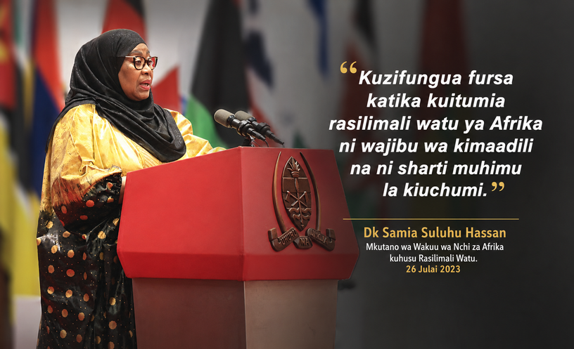 Nukuu ya Rais Samia Suluhu Hassan kuhusu Tanzania na maendeleo