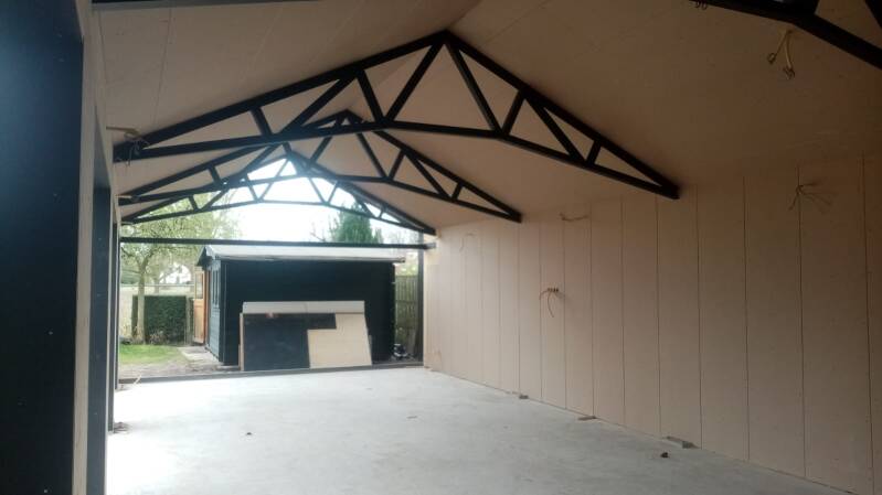 Spanten aanbouw
