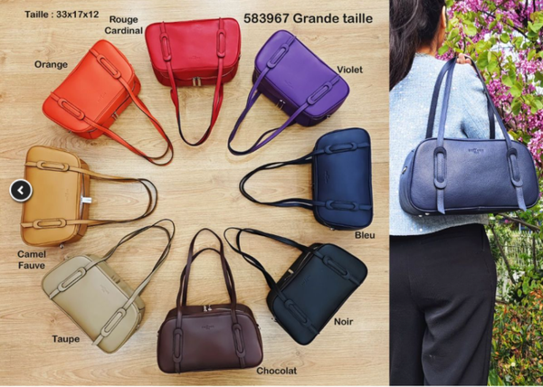 Réf 583967 Sac Cuir Grande Taille