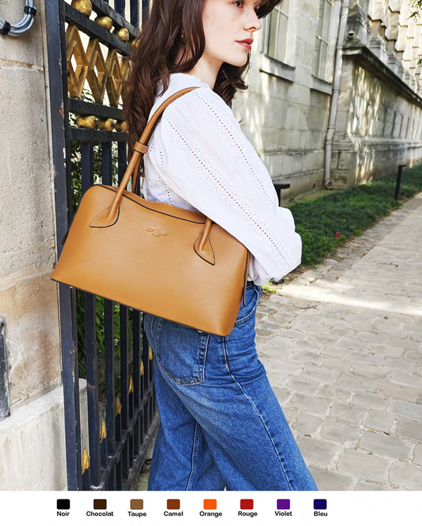 Réf 583987 - Sac Cuir Vachette Foulonné