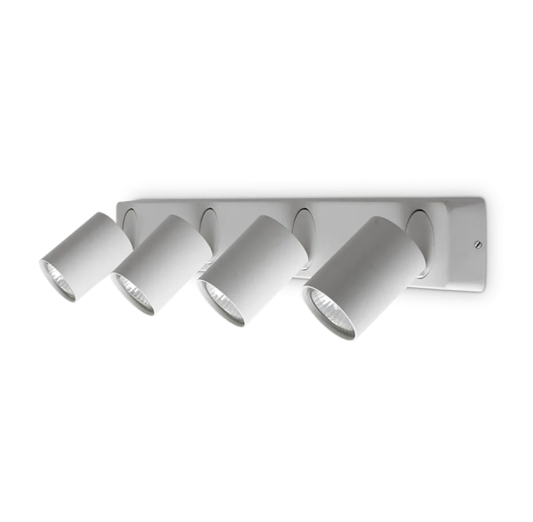 Lampada da soffitto RUDY PL4 round bianco di Ideal Lux