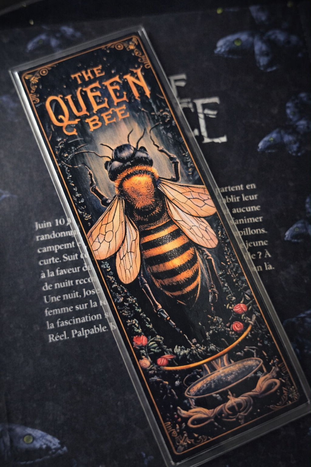 Marque-page illustré – abeille