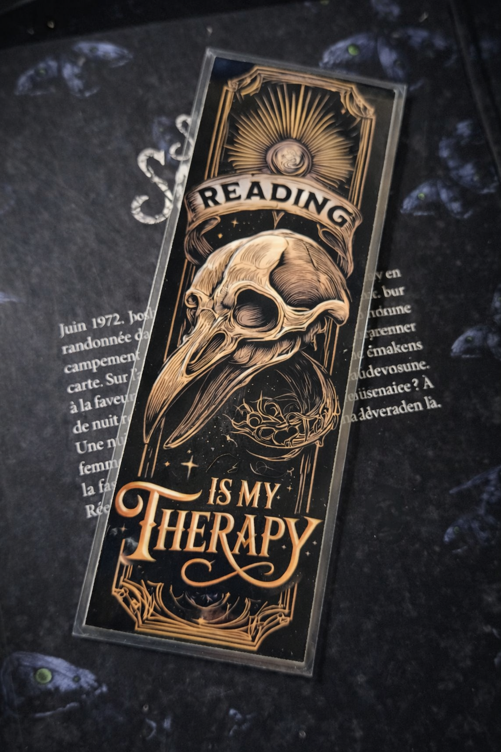 Marque-page illustré – Corvidés