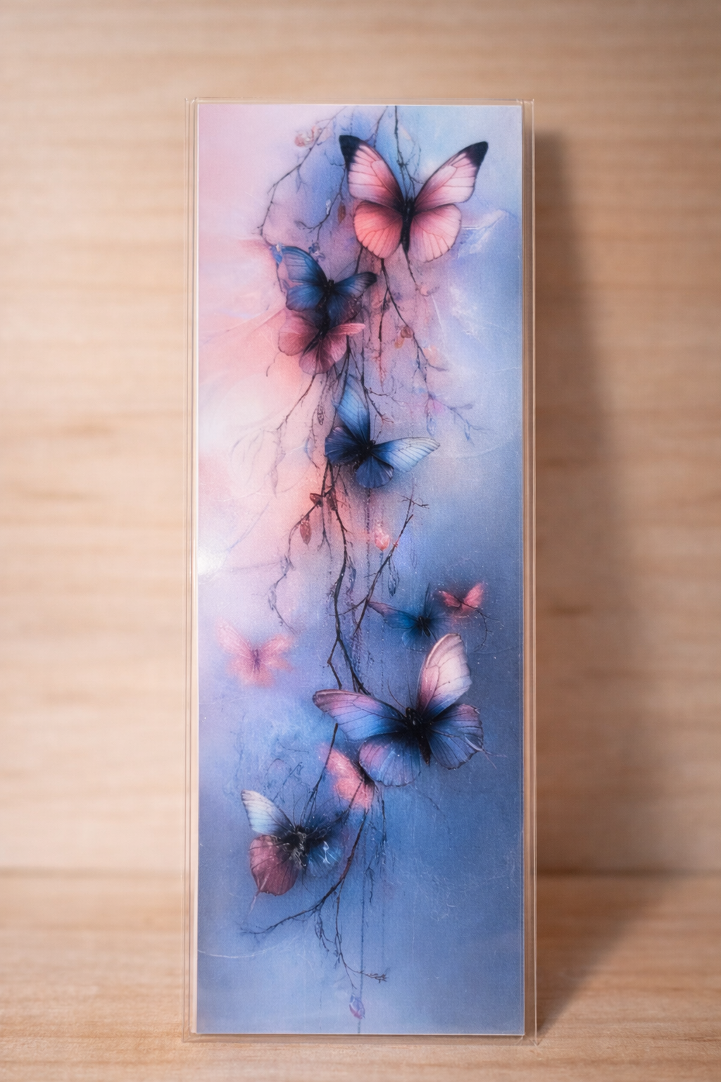 Marque-page illustré – doux papillons