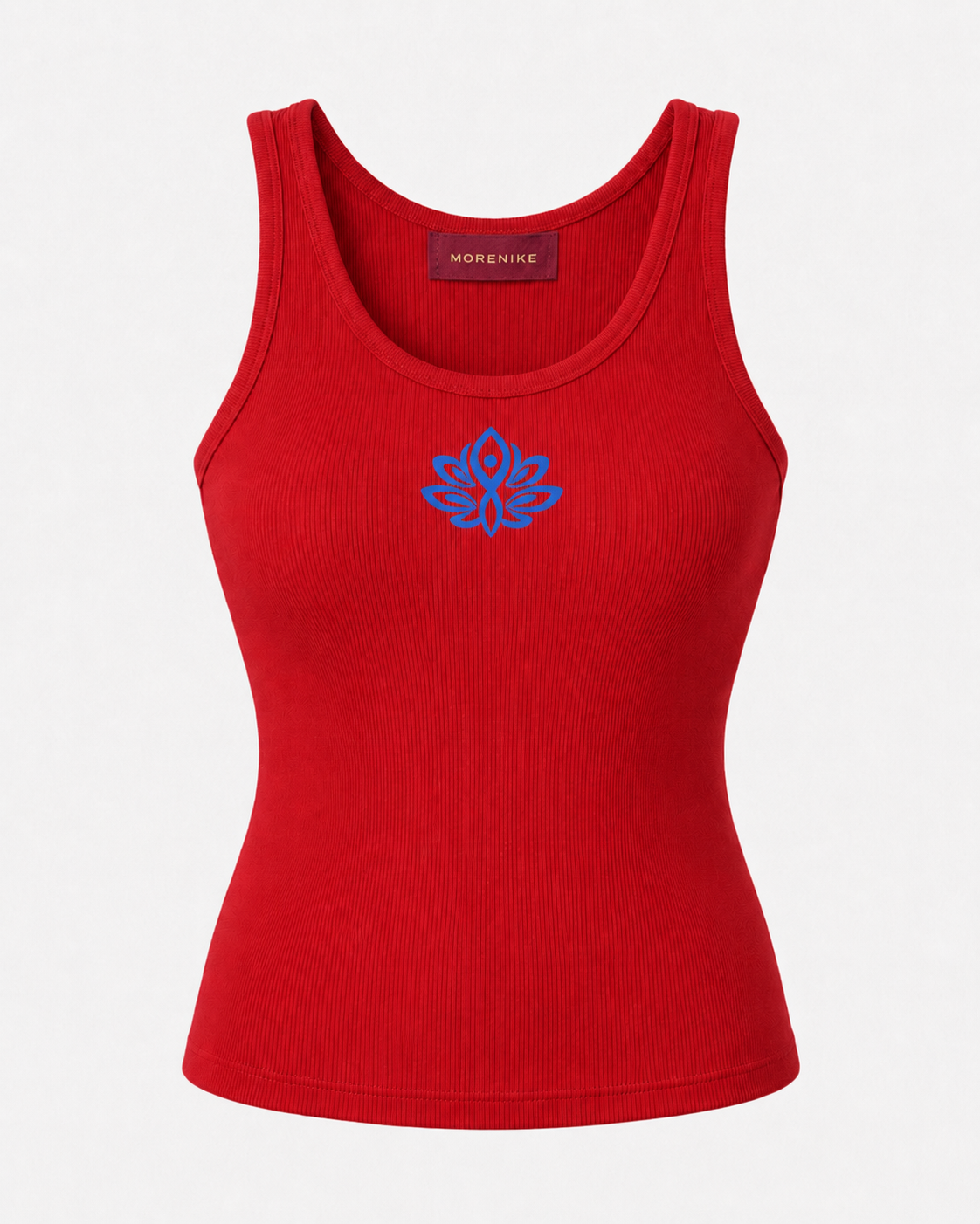 Dara Embroidered Logo Cotton Tank Top