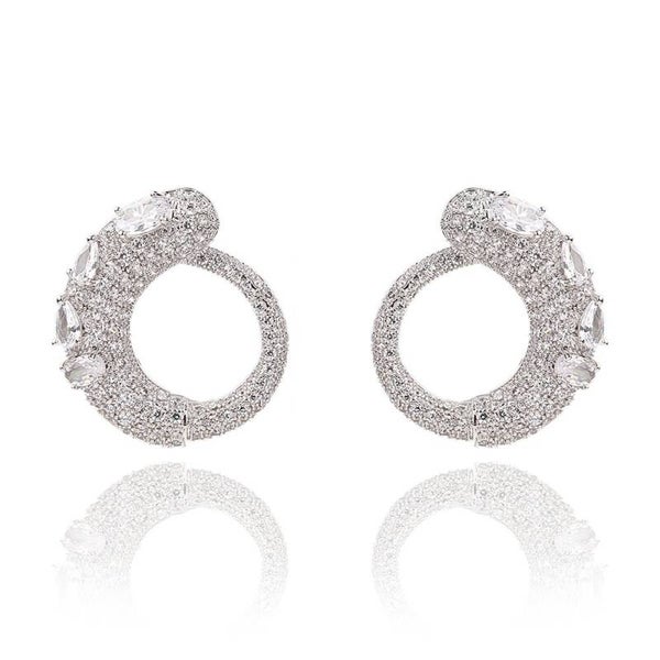 Bloom Halo Earrings Clear