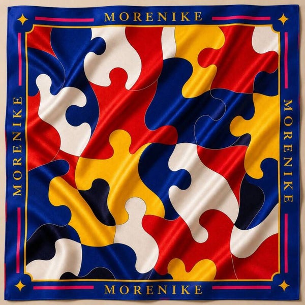 Puzzle of Grace Silk Scarf