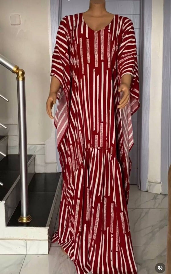 Ruby Stripe Kaftan Dress