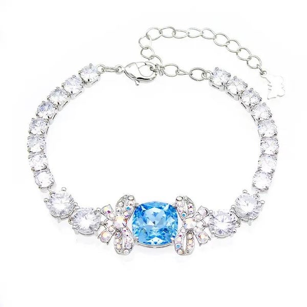 Sky Aqua Crystal Bracelet