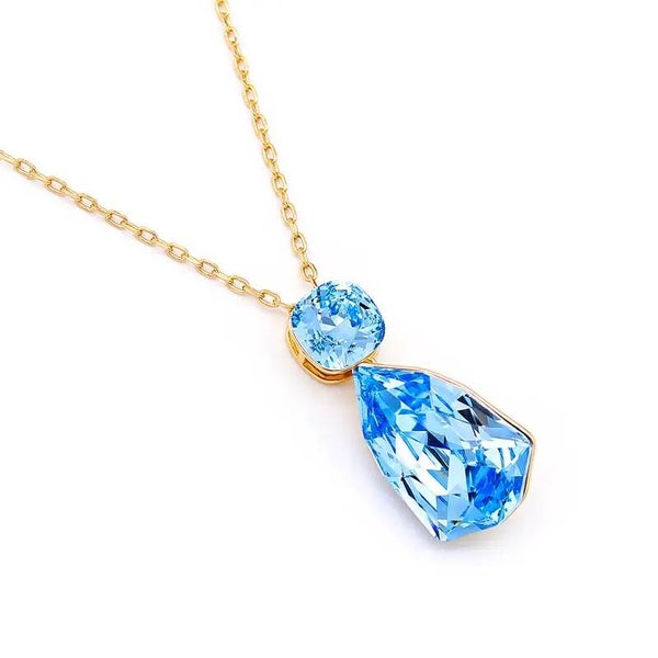 Blue Lagoon Gold Necklace