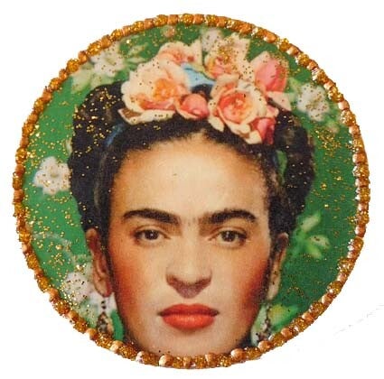 Broche portret Frida K