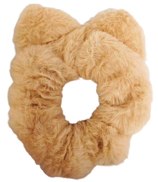 Scrunchie Kattenoren beige
