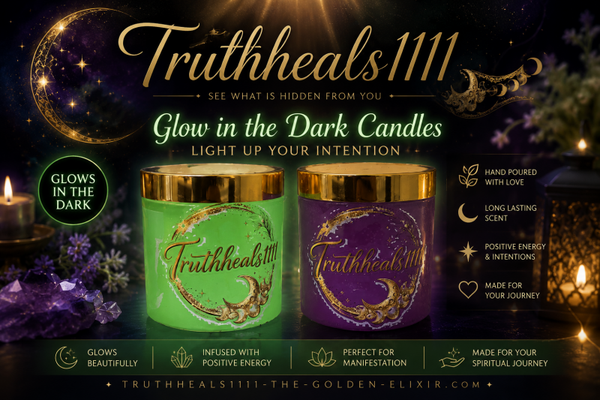 Large Glow in the dark candles