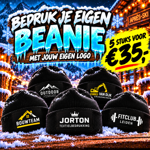 5 Beanies voor 35 euro!