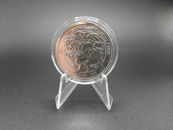 1 oz zilver Myths & legends: Beowulf & Grendel 2024 BU
