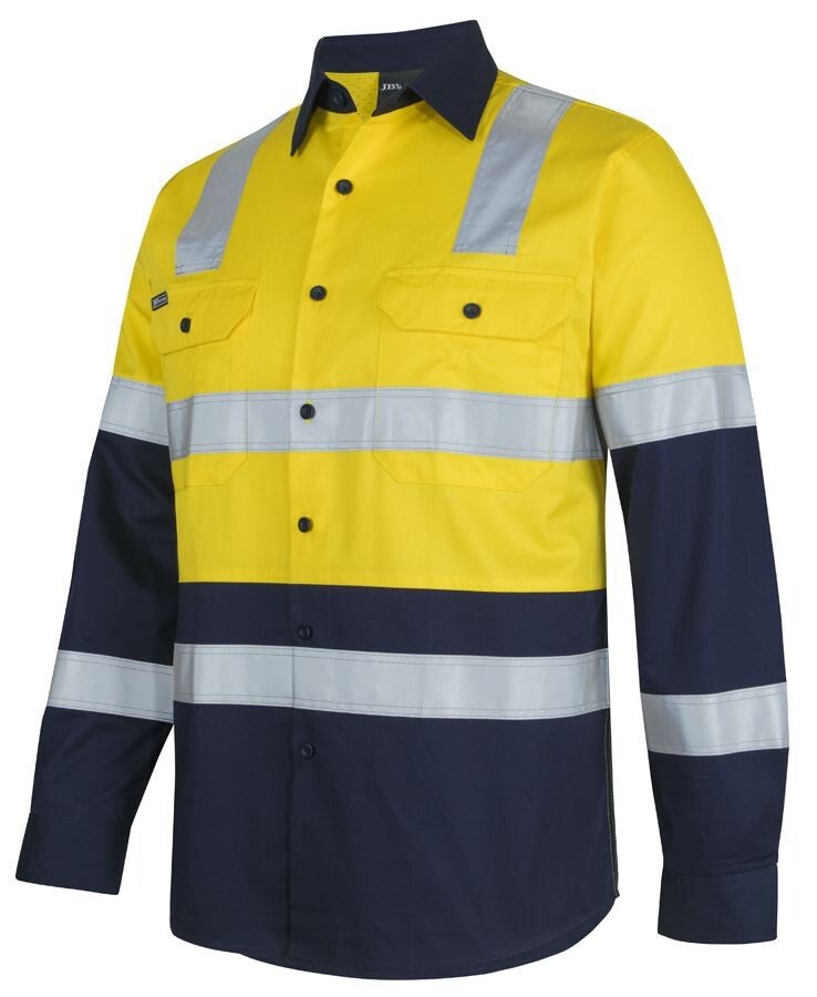 Hi Vis (D+N) L/S 150G Level 3 Work Shirt