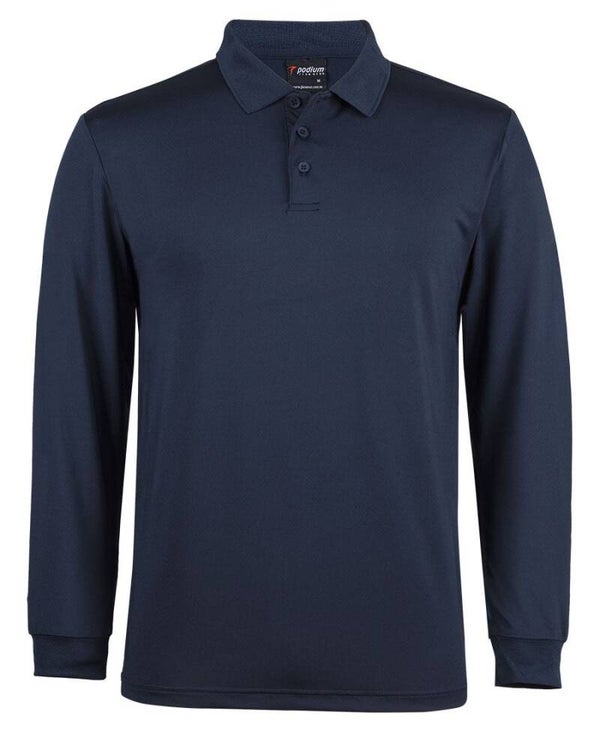 PODIUM L/S STRETCH POLO