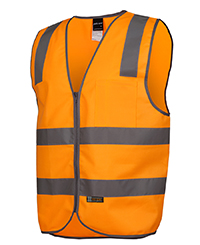 Vic Rail (D+N) Zip Safety Vest