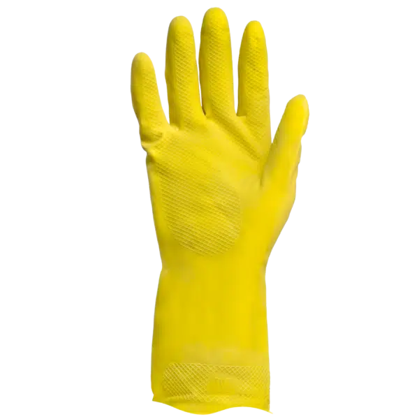 Thrifty Yellows – Flock Lined Rubber Glove
