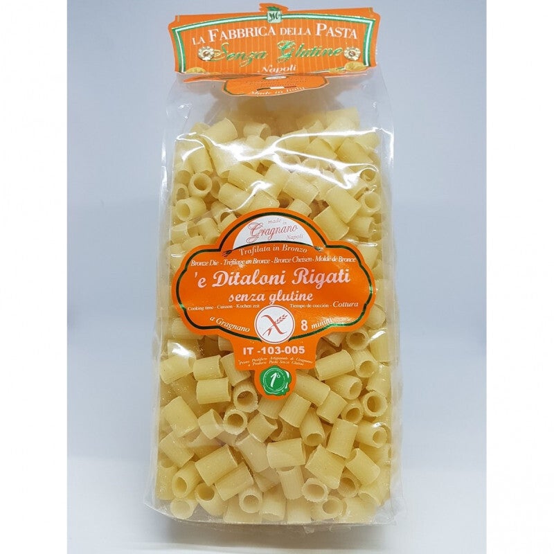Ditaloni rigati di Gragnano senza glutine 500gr